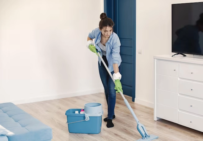 1 BHK Unfurnished Flat Cleaning